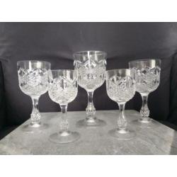 10 x glas van Kristallen (bieden)