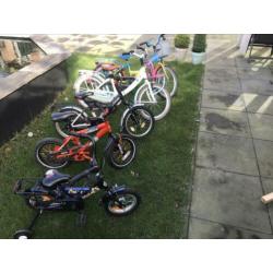 Alpina Loekie popal 20 16 14 12 inch kinderfiets