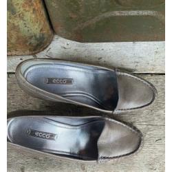 Taupe bruin leren leer Ecco pumps 39 nieuw kast opruiming