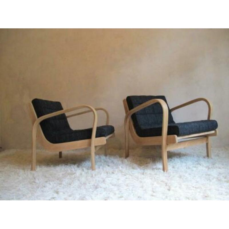 Vele vintage fauteuils van artdeco tot seventies design