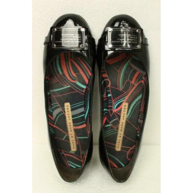 Lakleren ballerina's van MARC JACOBS mt 39