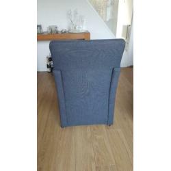 5 Eetkamer stoelen op wieltjes