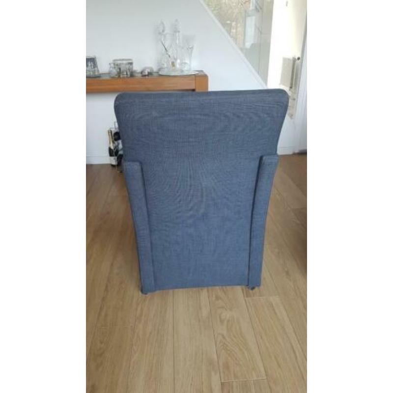 5 Eetkamer stoelen op wieltjes