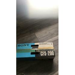 Sony cfs-200 Radio cassette recorder