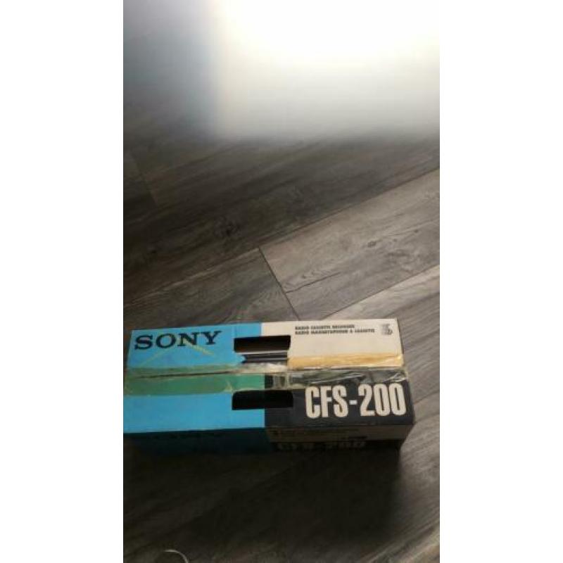 Sony cfs-200 Radio cassette recorder
