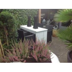 Tuintafel met 4 stoelen