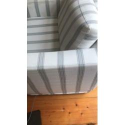 Gestreepte loveseat