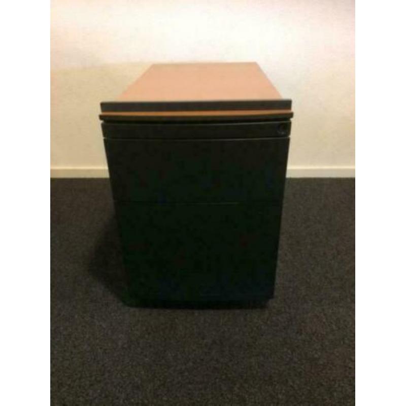 Ladeblokken Aspa Ypso met pennenlade 59x41x76d cm. Antraciet