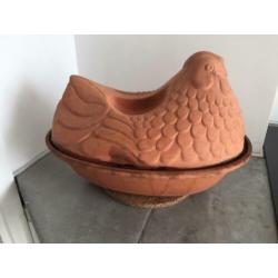 Römertopf kip schaal aardewerk oven germany 103
