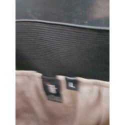 Rok13 - Bruine nepleren rok maat L (1)