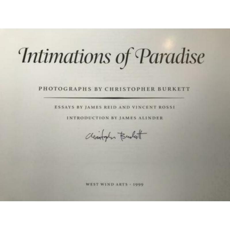 'Intimations of Paradise' photographs by Christopher Burkett