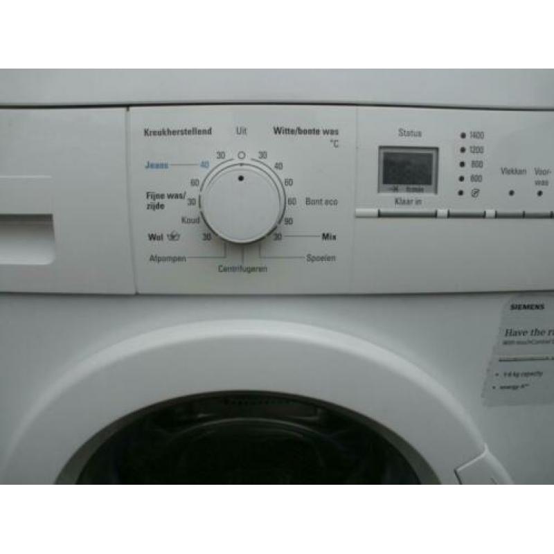 Mooie Siemens 6kg-1400t wasmachine. Display. Gar+Bezorgen.