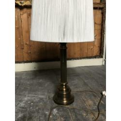 Prachtige - vintage -koperen lamp