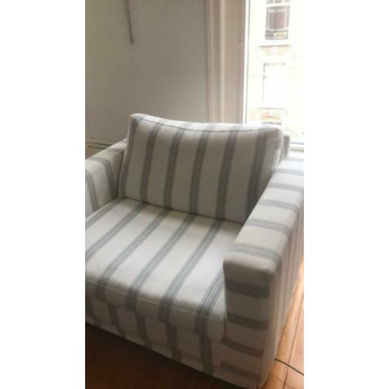 Gestreepte loveseat