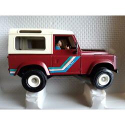 Land Rover Defender 90 rood-bruin - Britains 9507