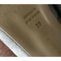 Ravelli nette suede pump lage hak