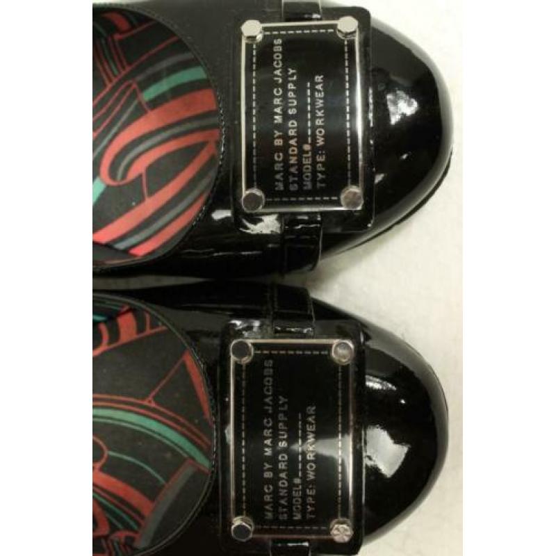 Lakleren ballerina's van MARC JACOBS mt 39