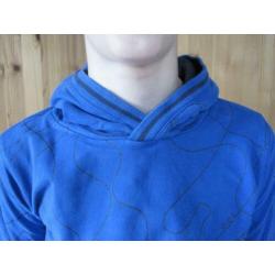 Kobaltblauwe sweater (gitaarprint) GSUS maat 164