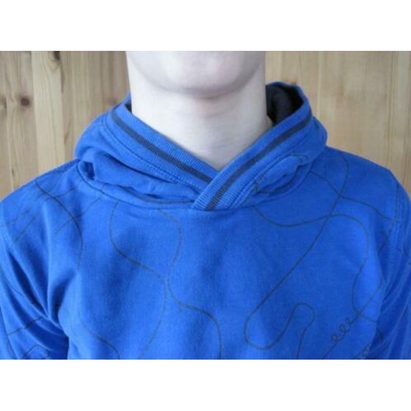 Kobaltblauwe sweater (gitaarprint) GSUS maat 164