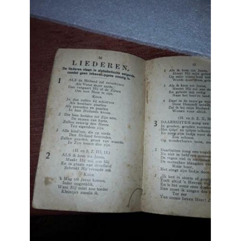 LEGER DES HEILS kaart en liederenboek 1928