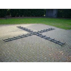 Duurzame sterke stalen kruislinkse pergola op maat gemaakt