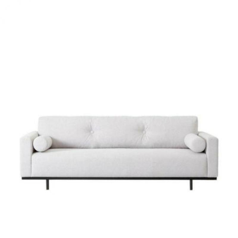 Benji 3-zitsbank kleur lichtgrijs van € 599 NU € 349