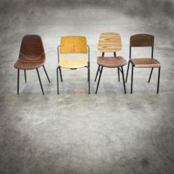 Tolix cafe legend eetkamerstoelen vintage horeca dex 934