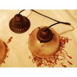 Antieke lamp / Lampjes 3 stuks