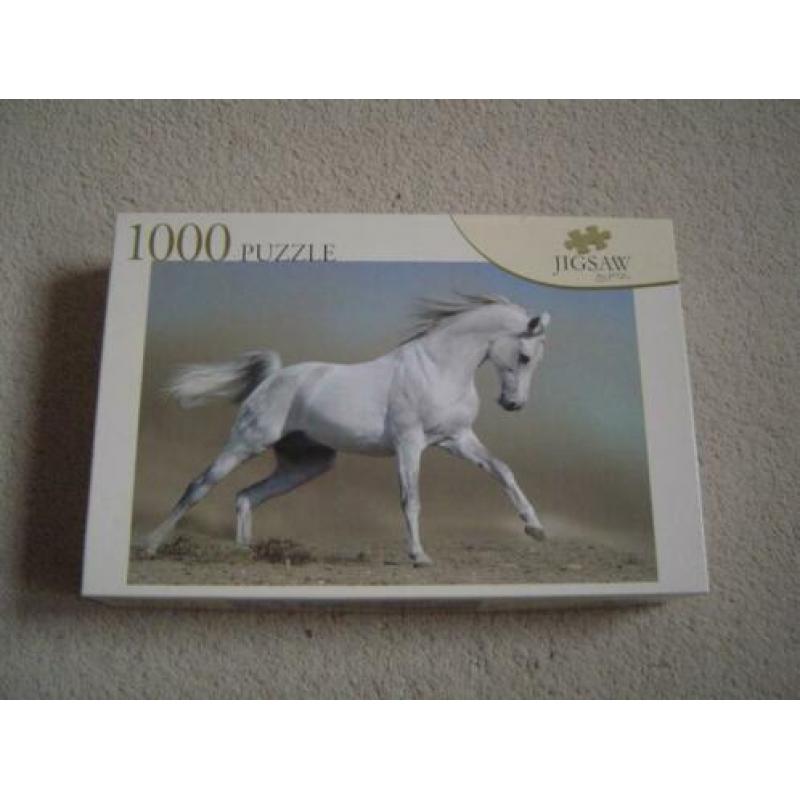 6 puzzels: Michaelskirche, paard, vissen, R.Poortvliet, mint