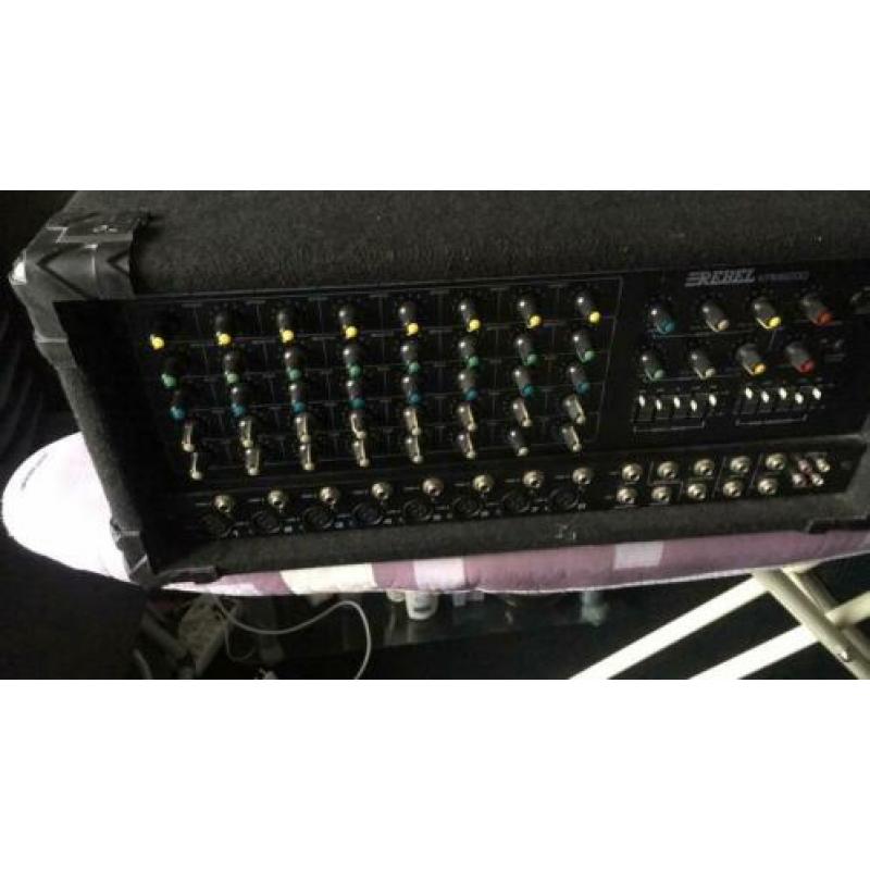Pa versterker 2*160w 8 kanalen echo en equalizer