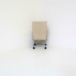 Design Stoelen, Eetkamerstoelen, Verrijdbaar, Creme, Leer