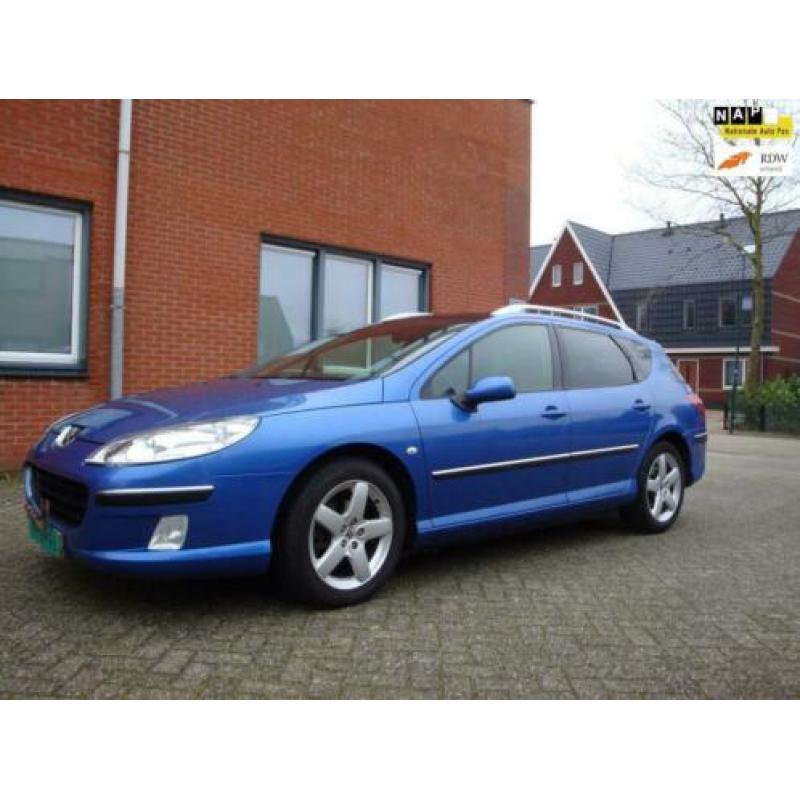 Peugeot 407 SW 2.0-16V XR Pack automaat glas dak trekhaak