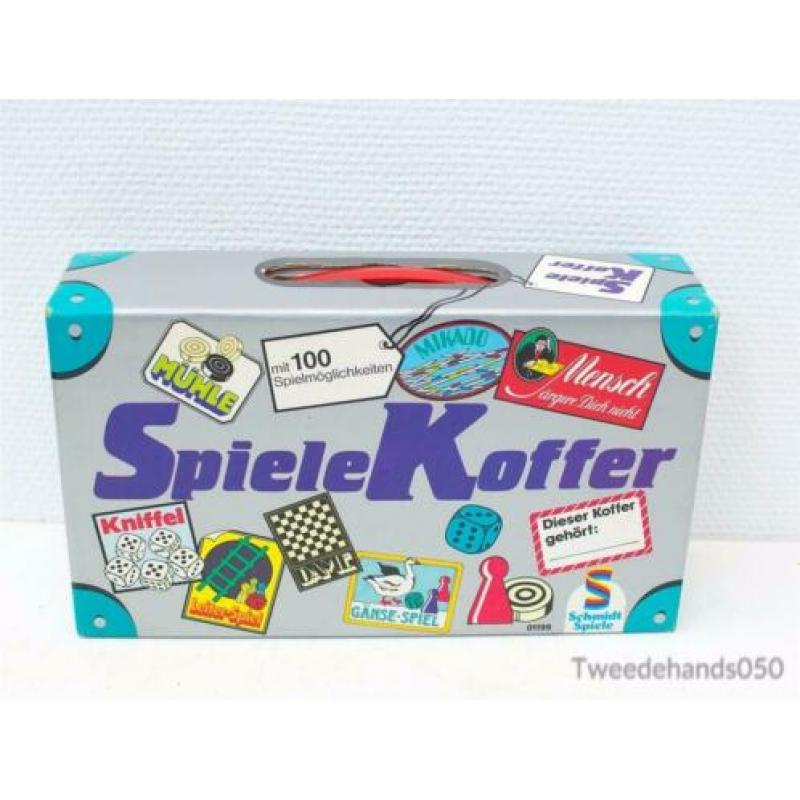 Spelletjes koffer gezelschapsspellen 81595