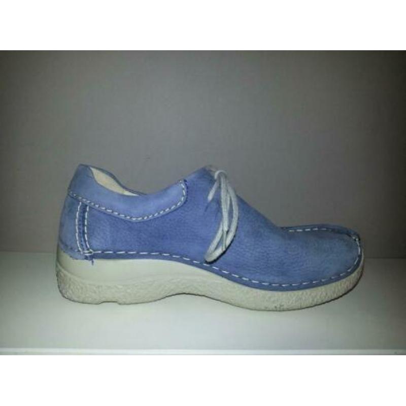 Wolky schoenen blauw maat 37