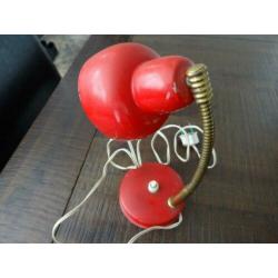Een retro vintage Tafellampje.