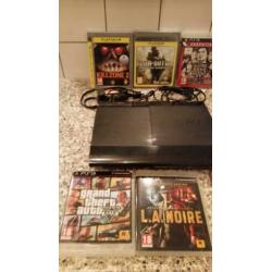 Playstation 3 slim met 500 gb harddisk