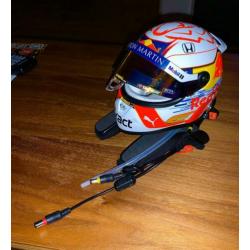 Audio/drinkset voor F1 helm scale 1:2 Max Verstappen