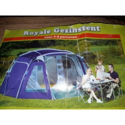 Royale gezinstent 1 keer gebruikt.