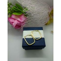 18karat Goud Loop Oorbellen met 780 gold hallmark