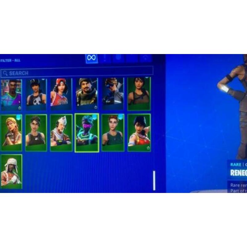 Full Access Renegade Raider Account met 100+ Skins + PVE