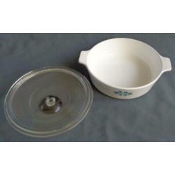 BLUE BAND PYROFLAM ovenschaal oven pan H11xO19,5cm dekschaal