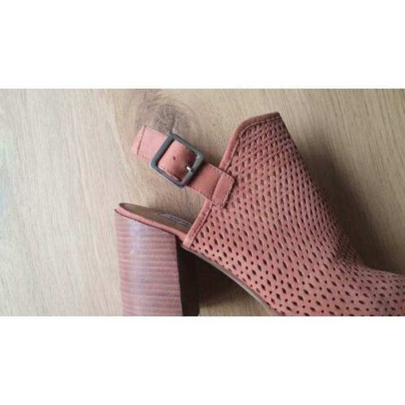 Suède Sandalen met hak