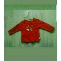 Nieuw rood t-shirt maat 56