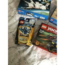 Nieuw!! 2 Lego city 1 Ninjago en 1 nexr knights