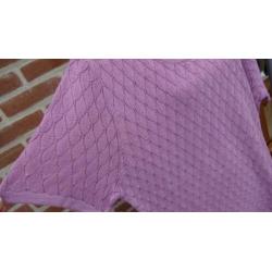 Prachtige Vintage/Retro Dames Trui/Tuniek Lila Mt 44 Zgan !