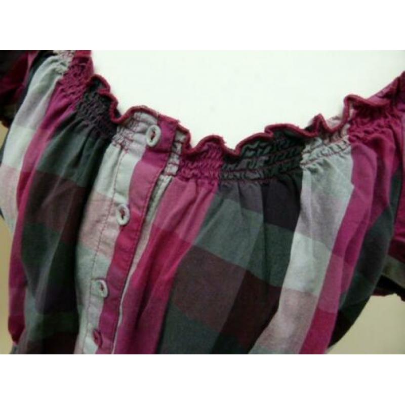 Geruite top, tuniekje van Street one, maat 44 L