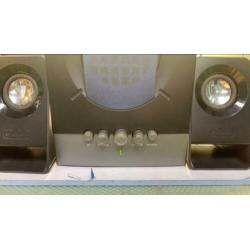 Hercules XPS210 met logitech speakerset