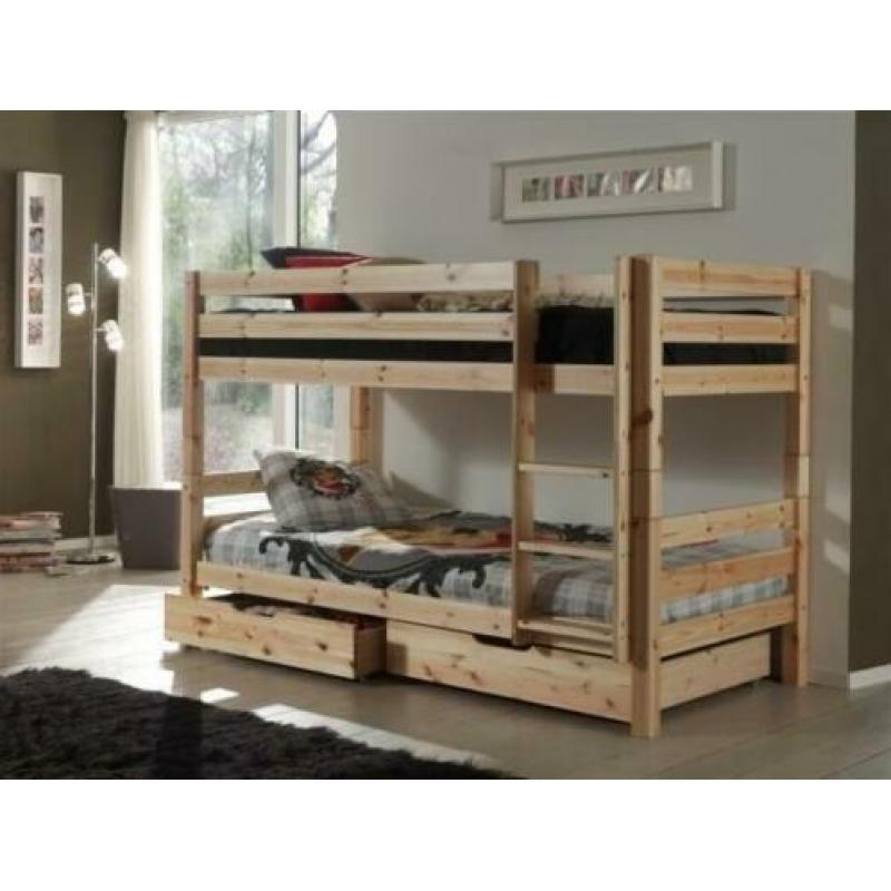 Pino | Houten | Stapelbed | Deelbaar | Inclusief Bodems