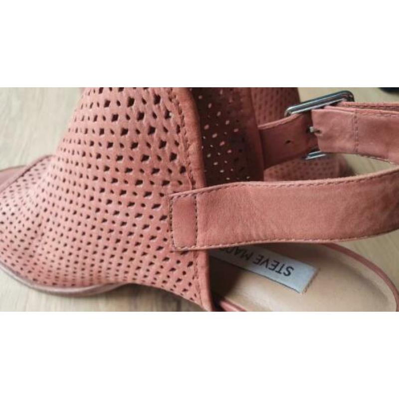 Suède Sandalen met hak