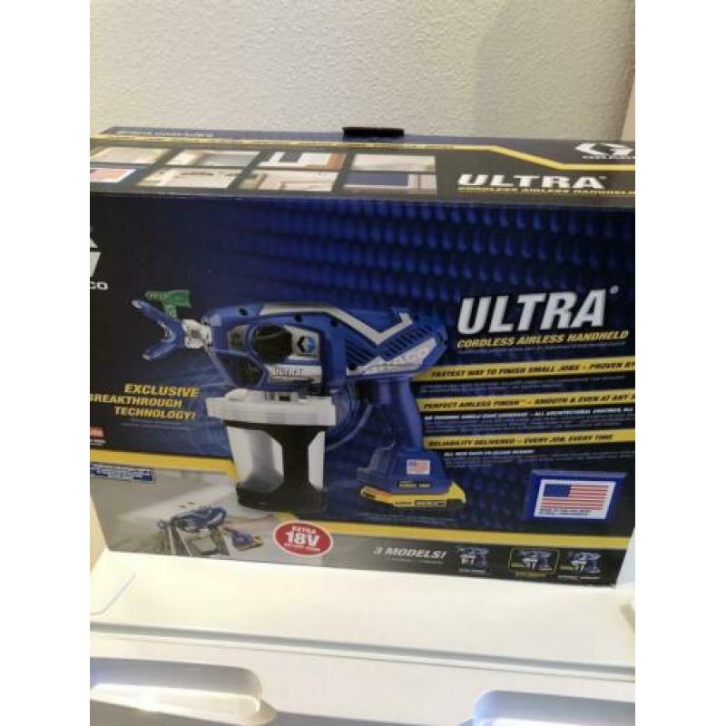 Graco verfspuit 18 volt nog nieuwe in de doos